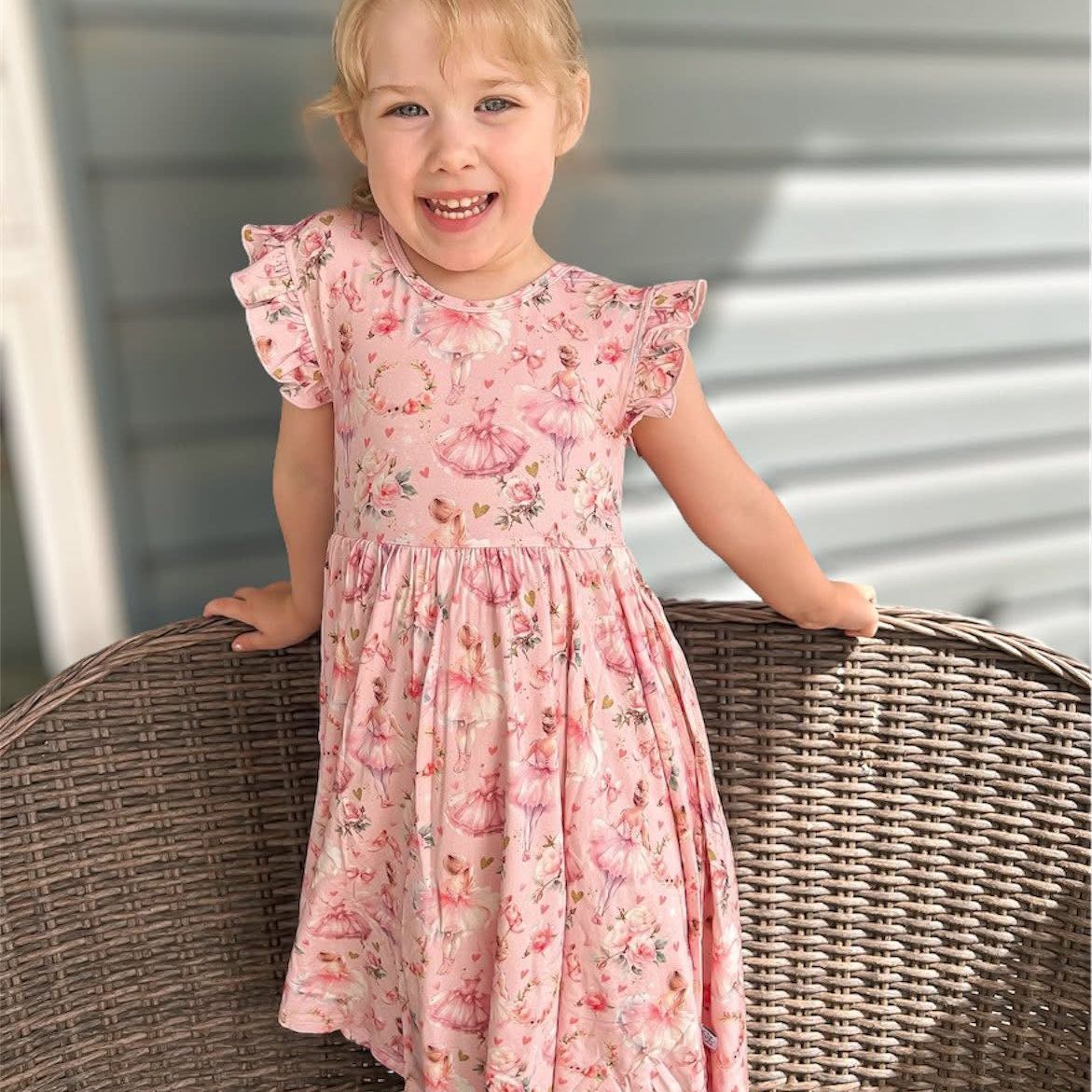 Pink Pirouettes Twirl Dress