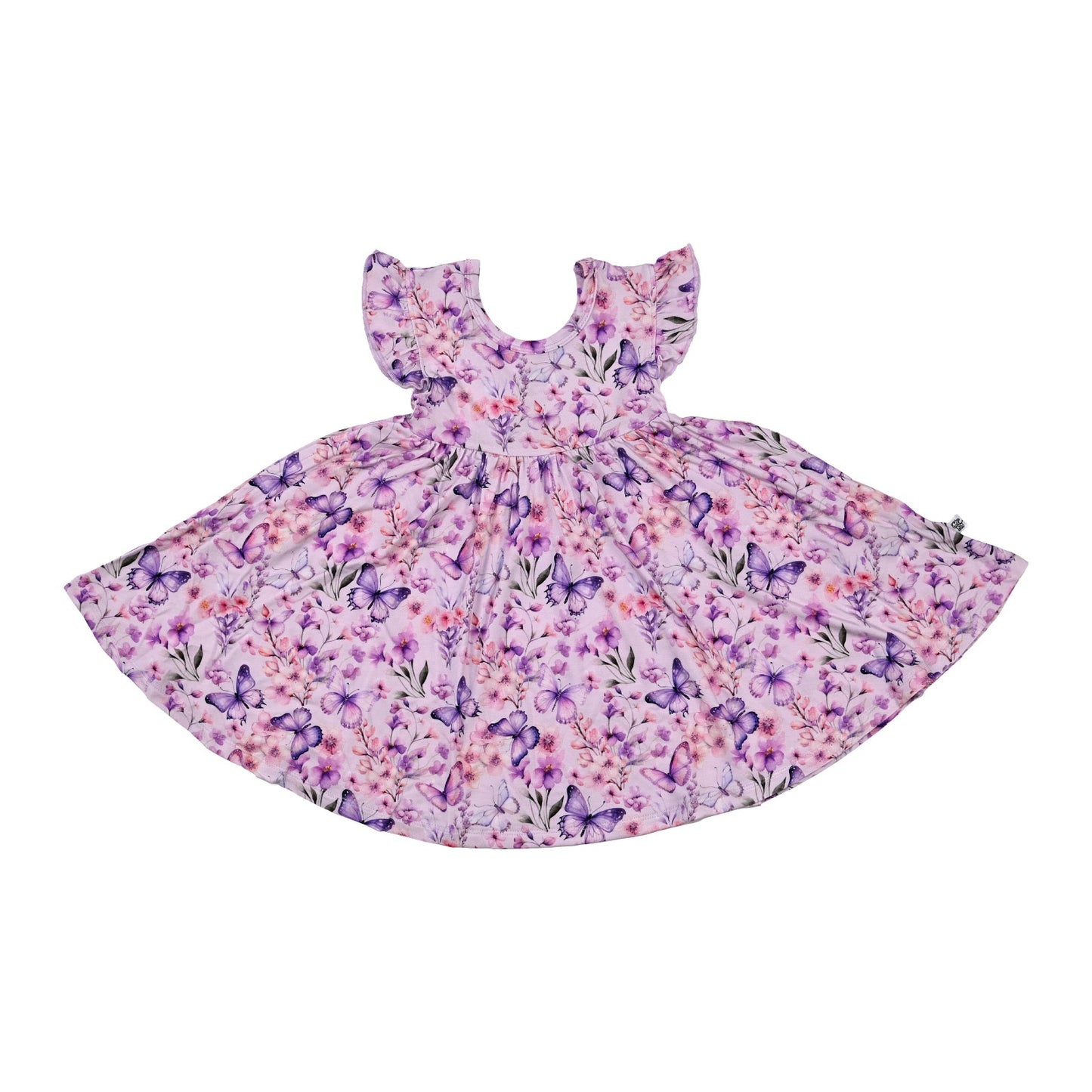 Pastel Petals Twirl Dress