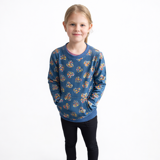 Hearts in Bloom Crewneck