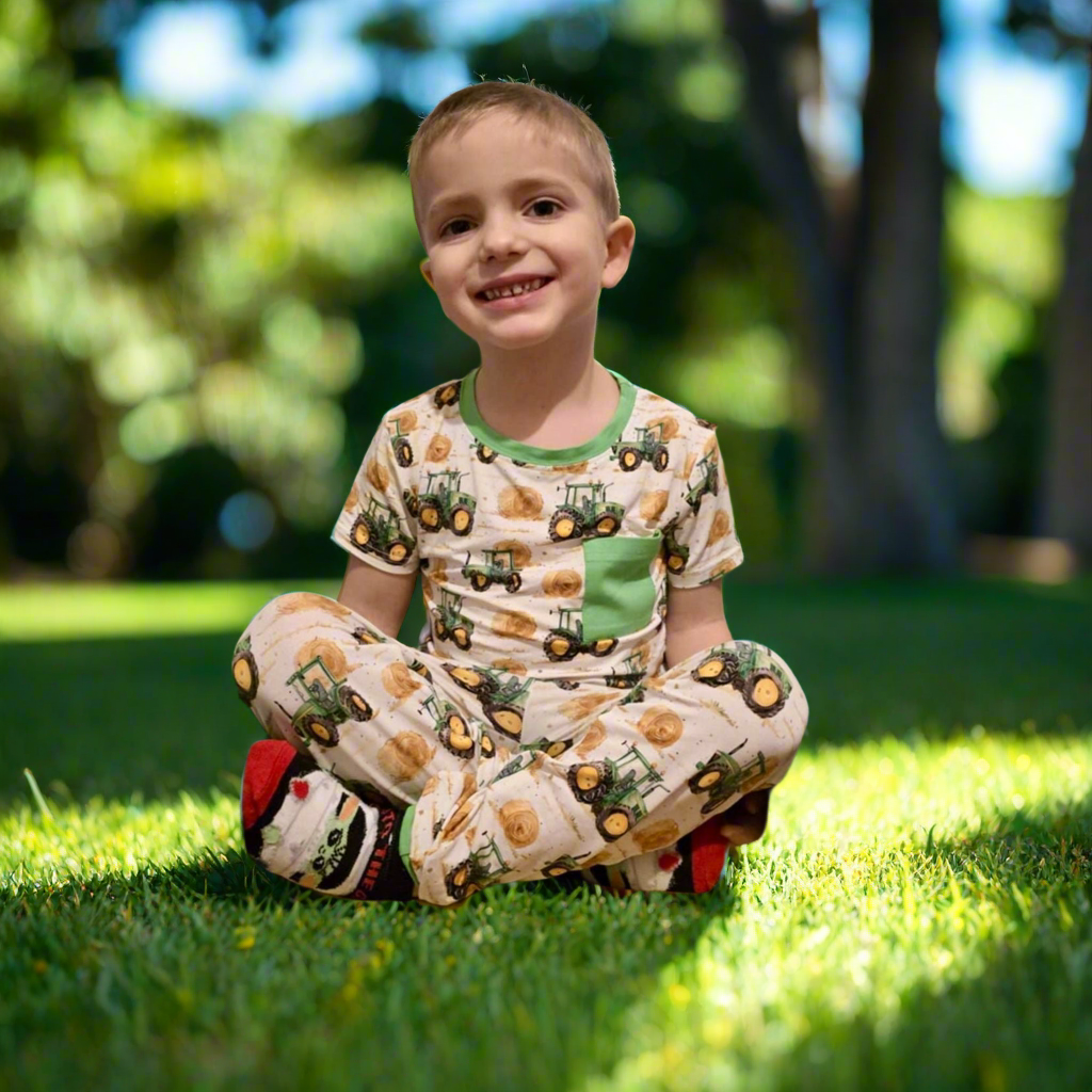 Little Green Machine Matching Set