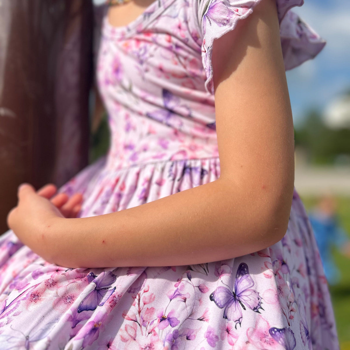 Pastel Petals Twirl Dress
