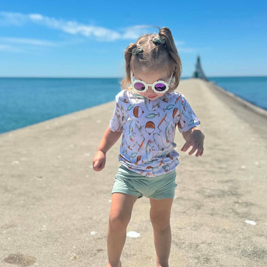 Gone Fishin' Short Set