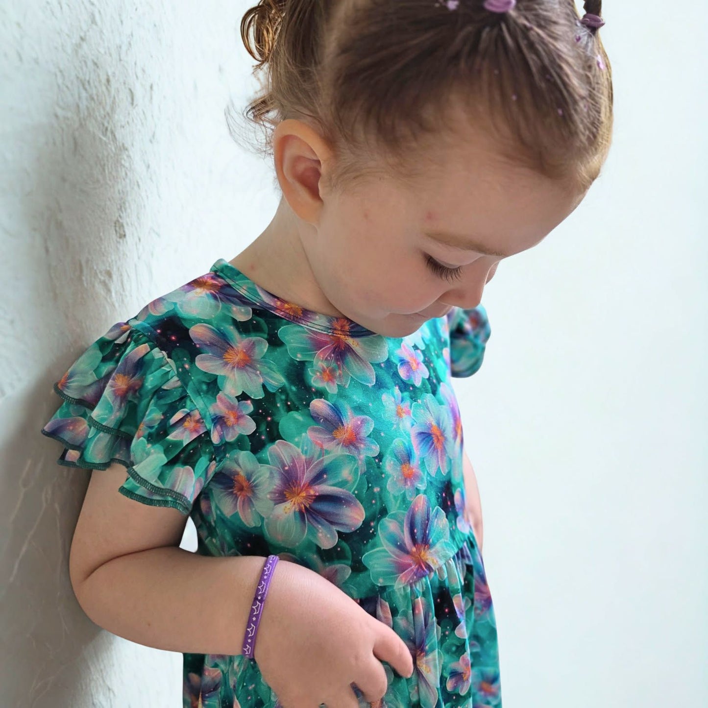Summer Haze Peplum Top & Biker Shorts