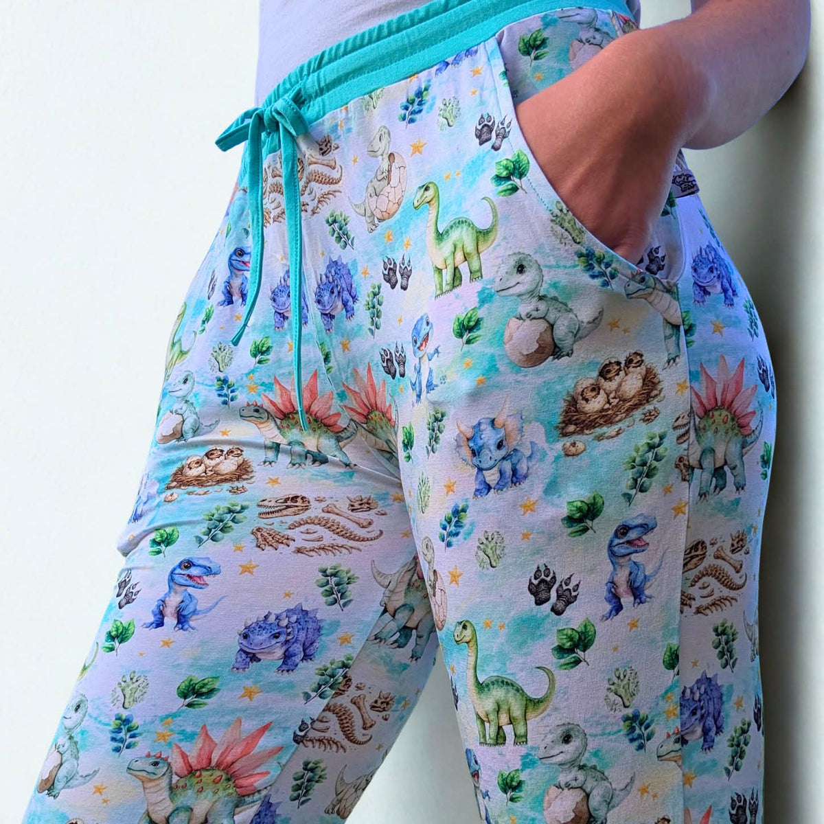 Leo’s Dino Pals Woman’s Bamboo Joggers