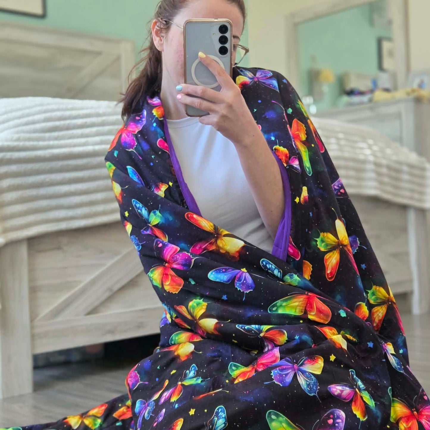 Whimsical Wings (Purple) 2.5TOG Blanket