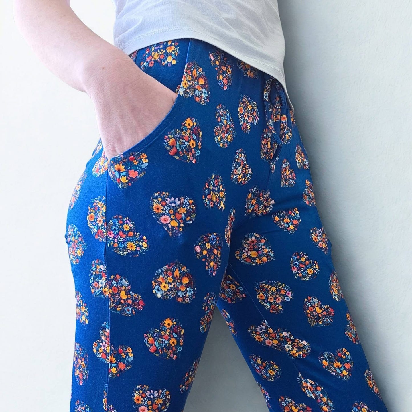 Hearts in Bloom Woman’s Bamboo Joggers