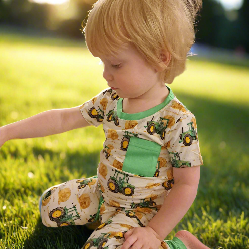 Little Green Machine Matching Set