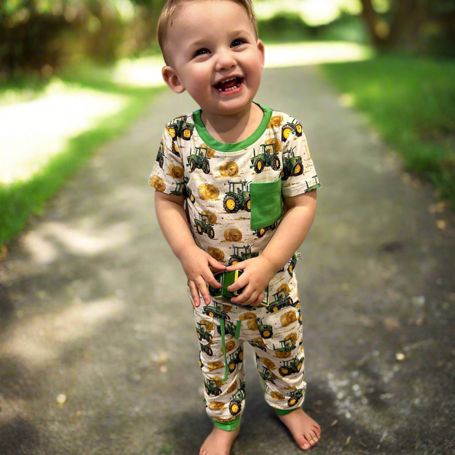 Little Green Machine Matching Set