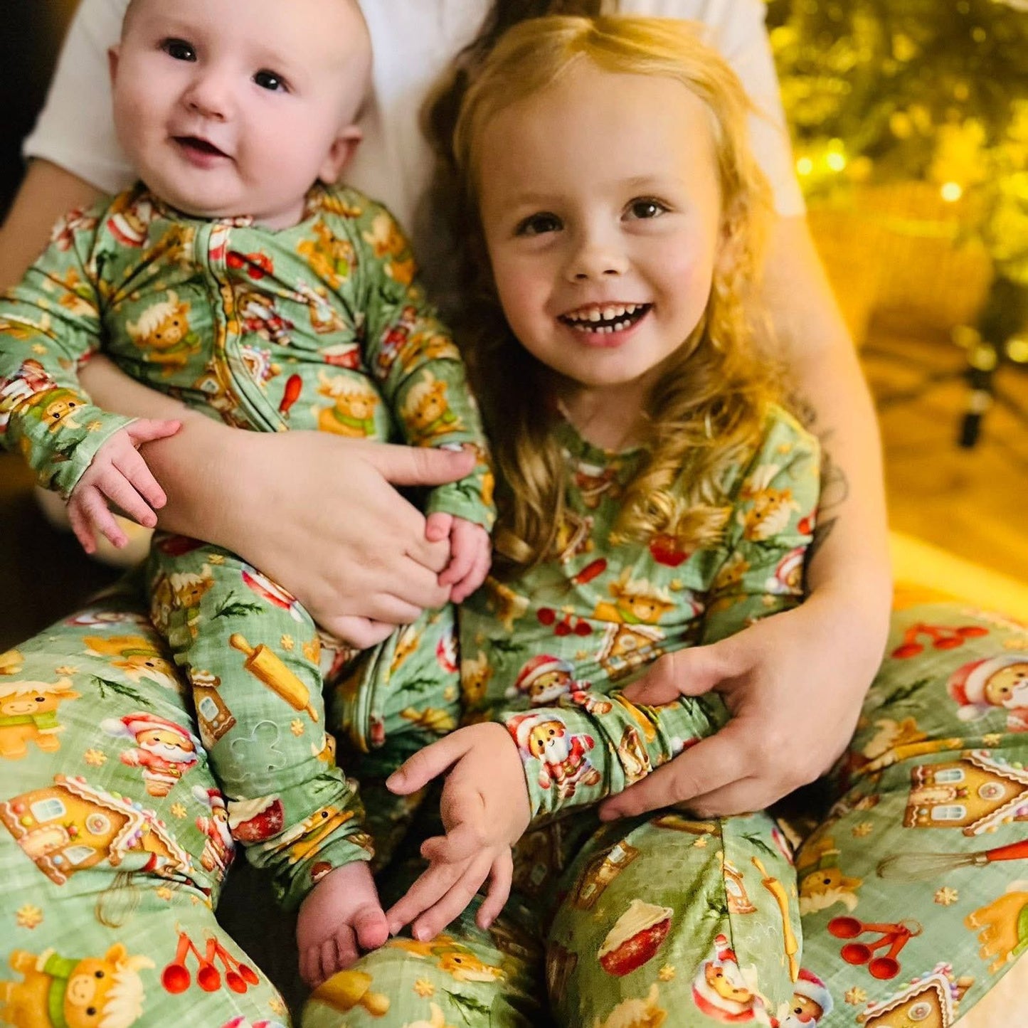 Green Cookie Crew Woman’s Christmas Joggers