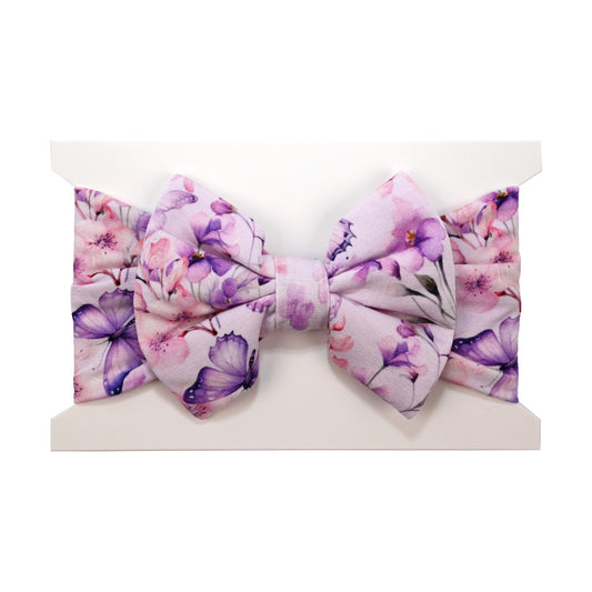 Pastel Petals Bamboo Bow