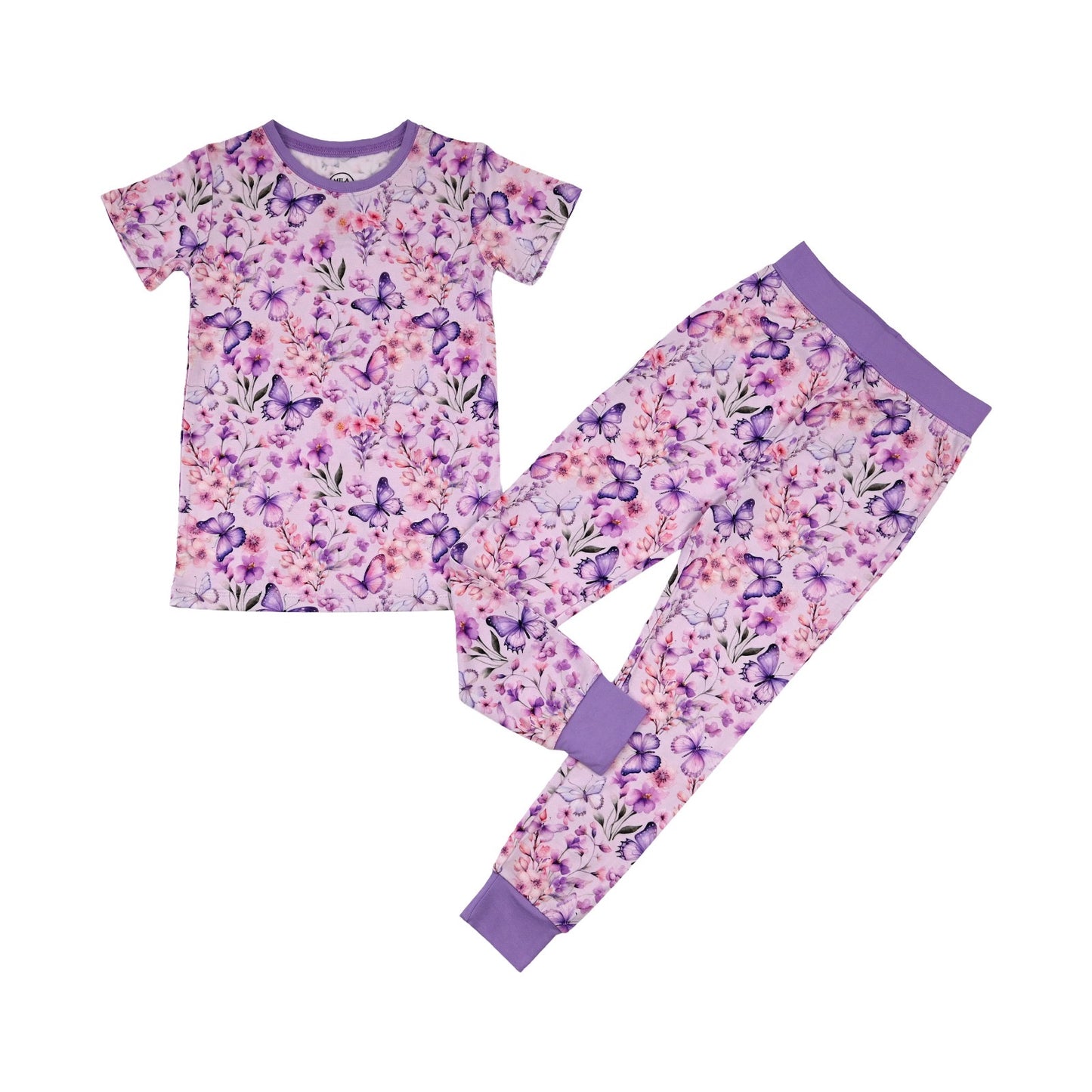 Pastel Petals Matching Set (Short Sleeve)