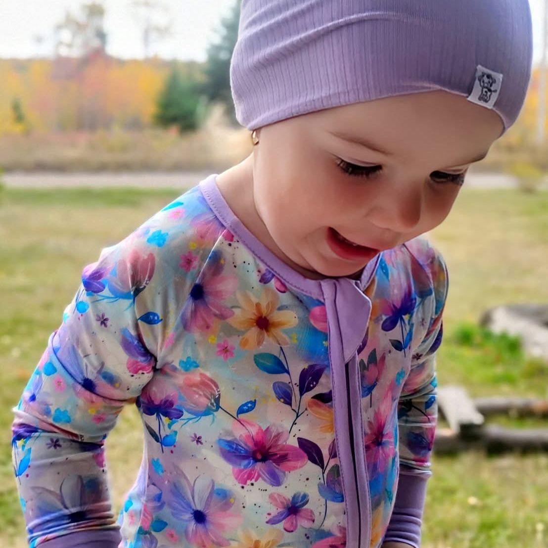 Lilac Bamboo Beanie