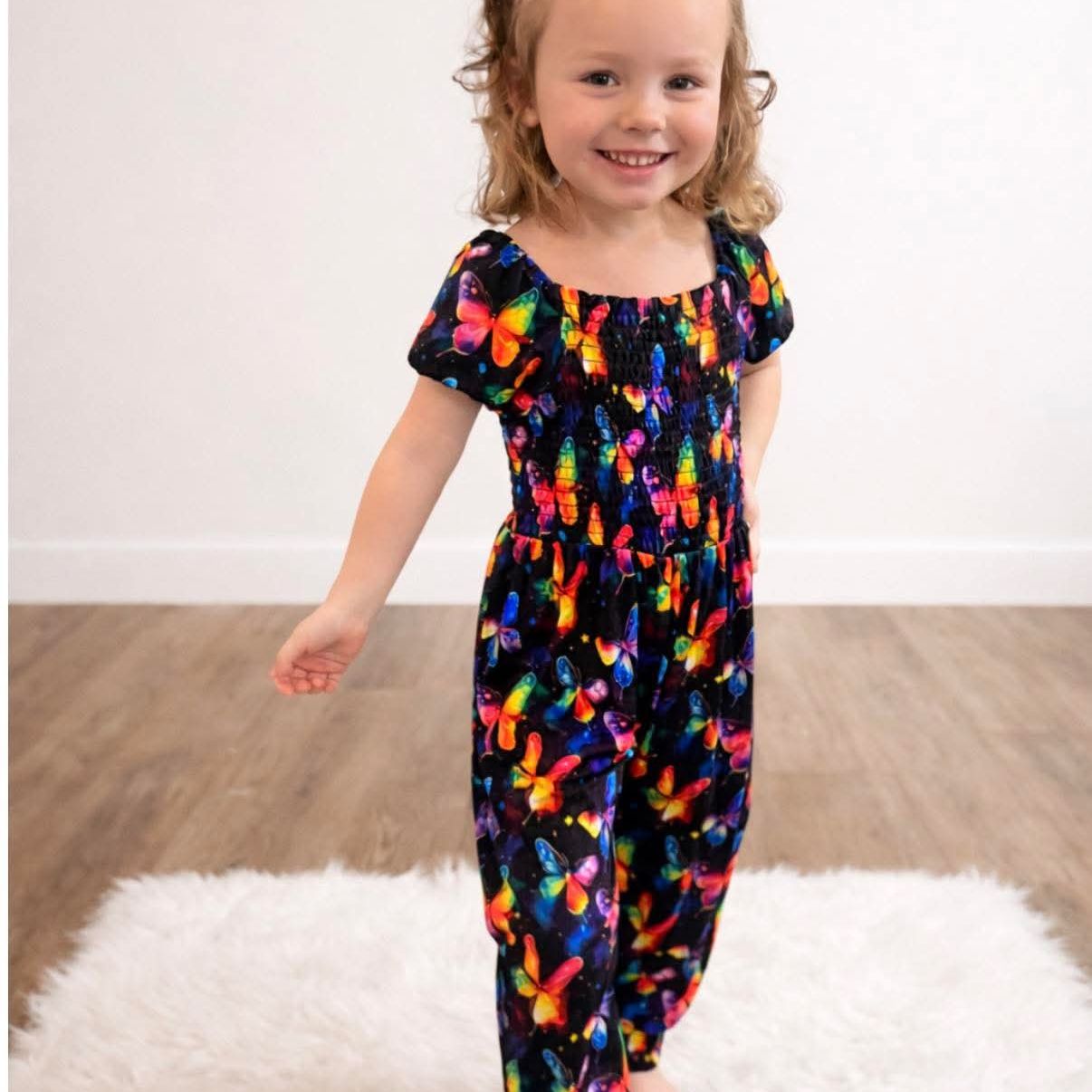 Whimsical Wings Smocked Romper