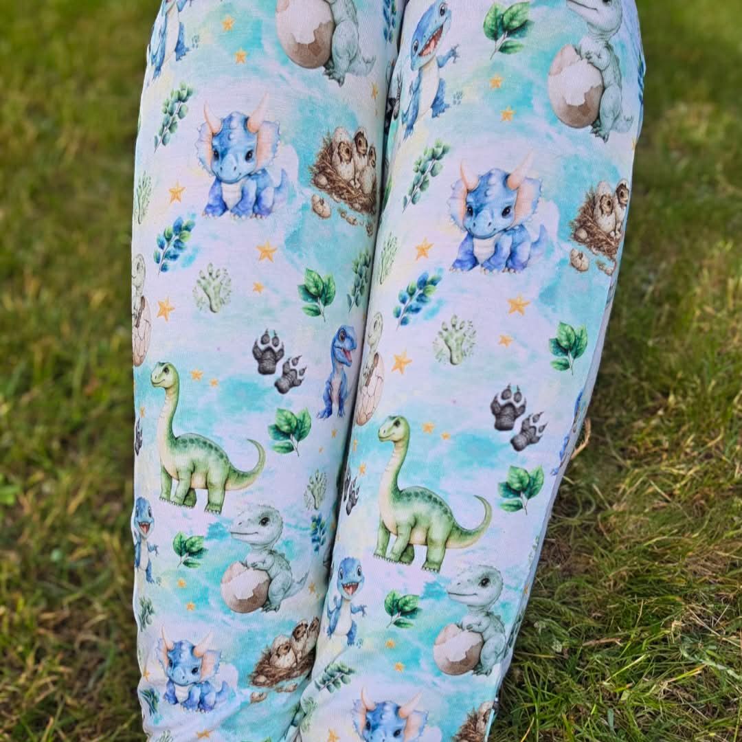 Leo’s Dino Pals Woman’s Bamboo Joggers