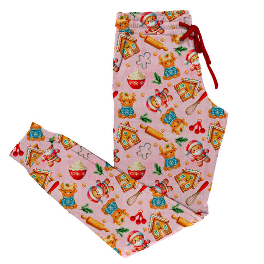 Pink Cookie Crew Christmas Woman’s Joggers