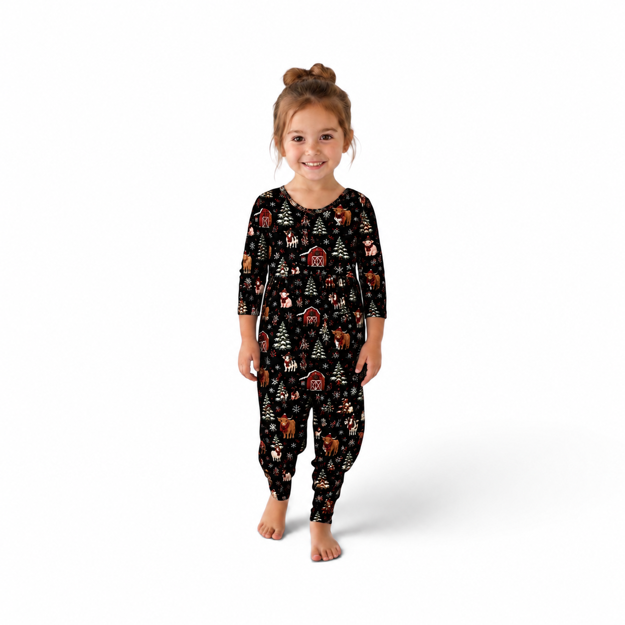 Country Christmas Romper