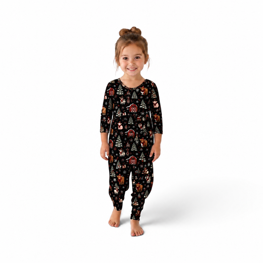 Country Christmas Romper