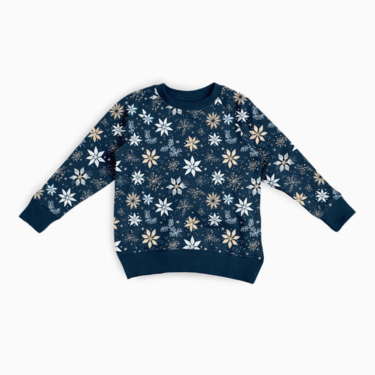Midnight Snowfall Crewneck