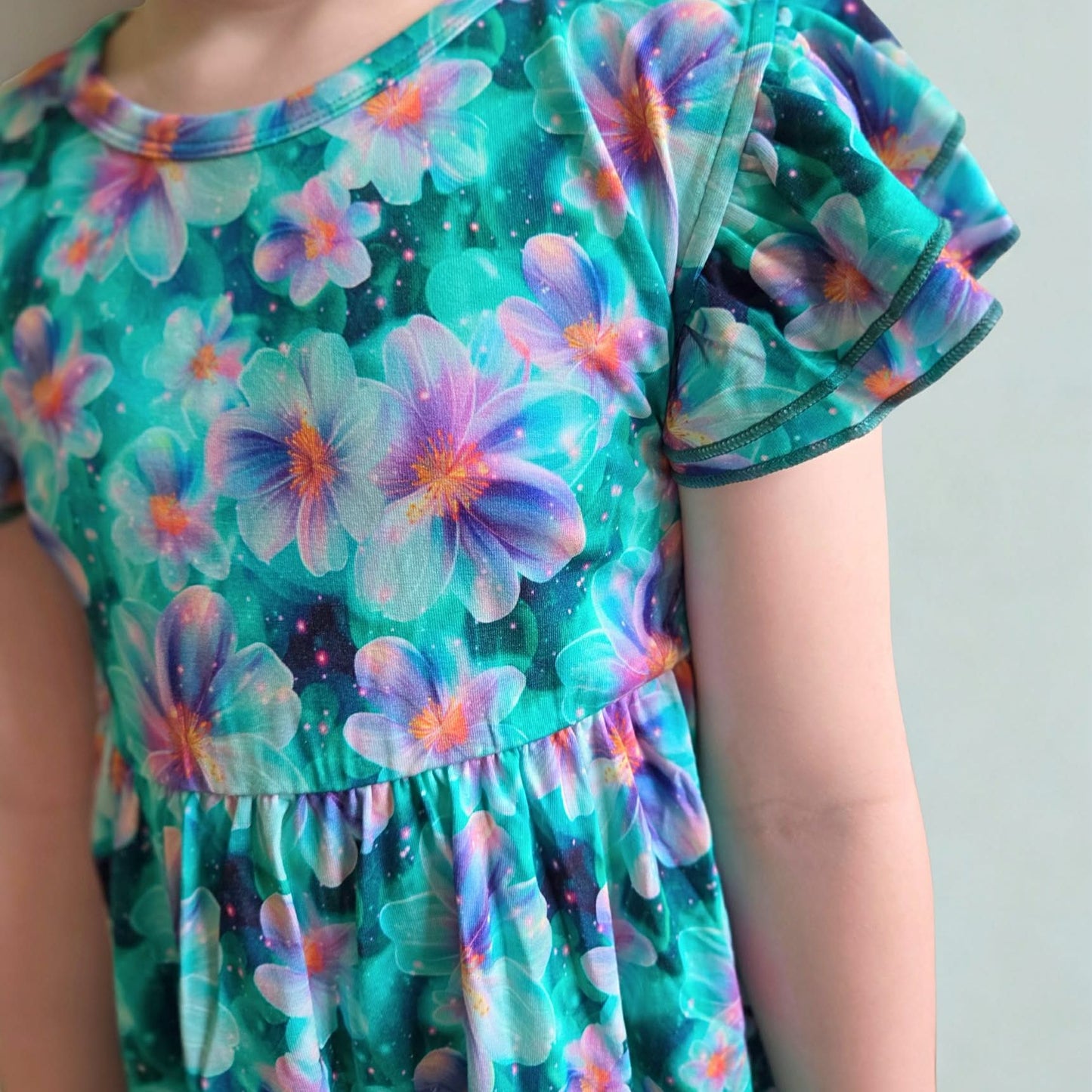 Summer Haze Peplum Top & Biker Shorts