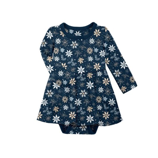 Midnight Snowfall Twirl Bodysuit