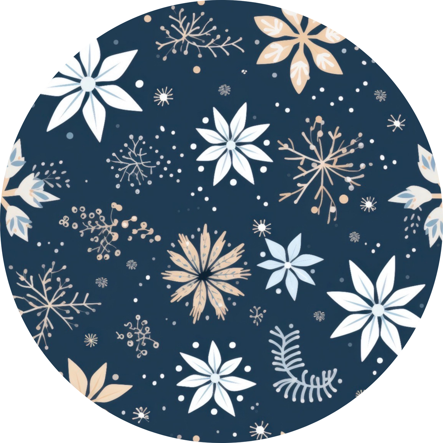 Midnight Snowfall Bamboo Bow