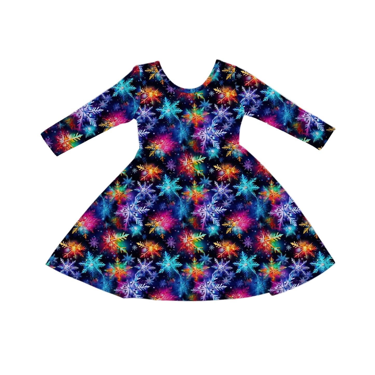 Neon Frost Twirl Dress