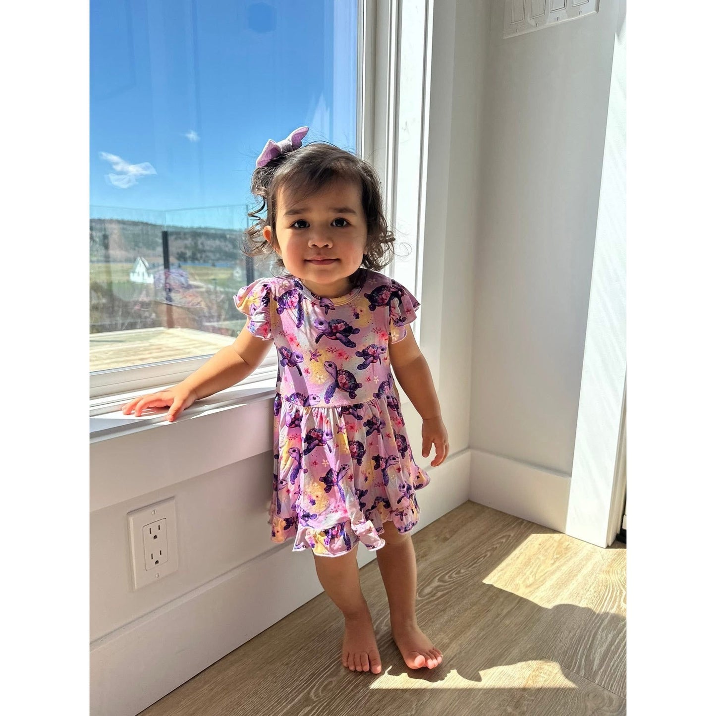 Orchid Ocean Twirl Bodysuit