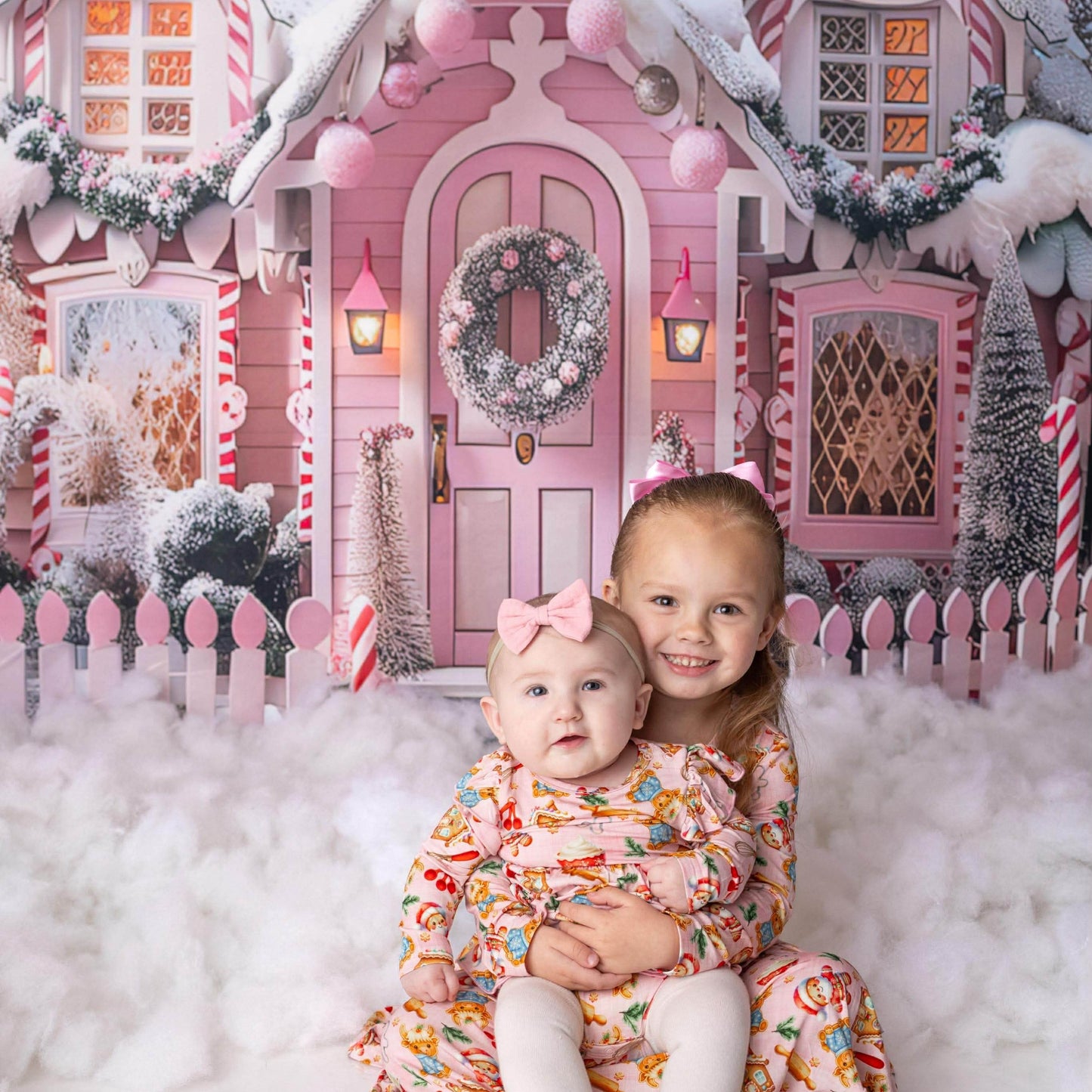 Pink Cookie Crew Christmas Twirl Bodysuit