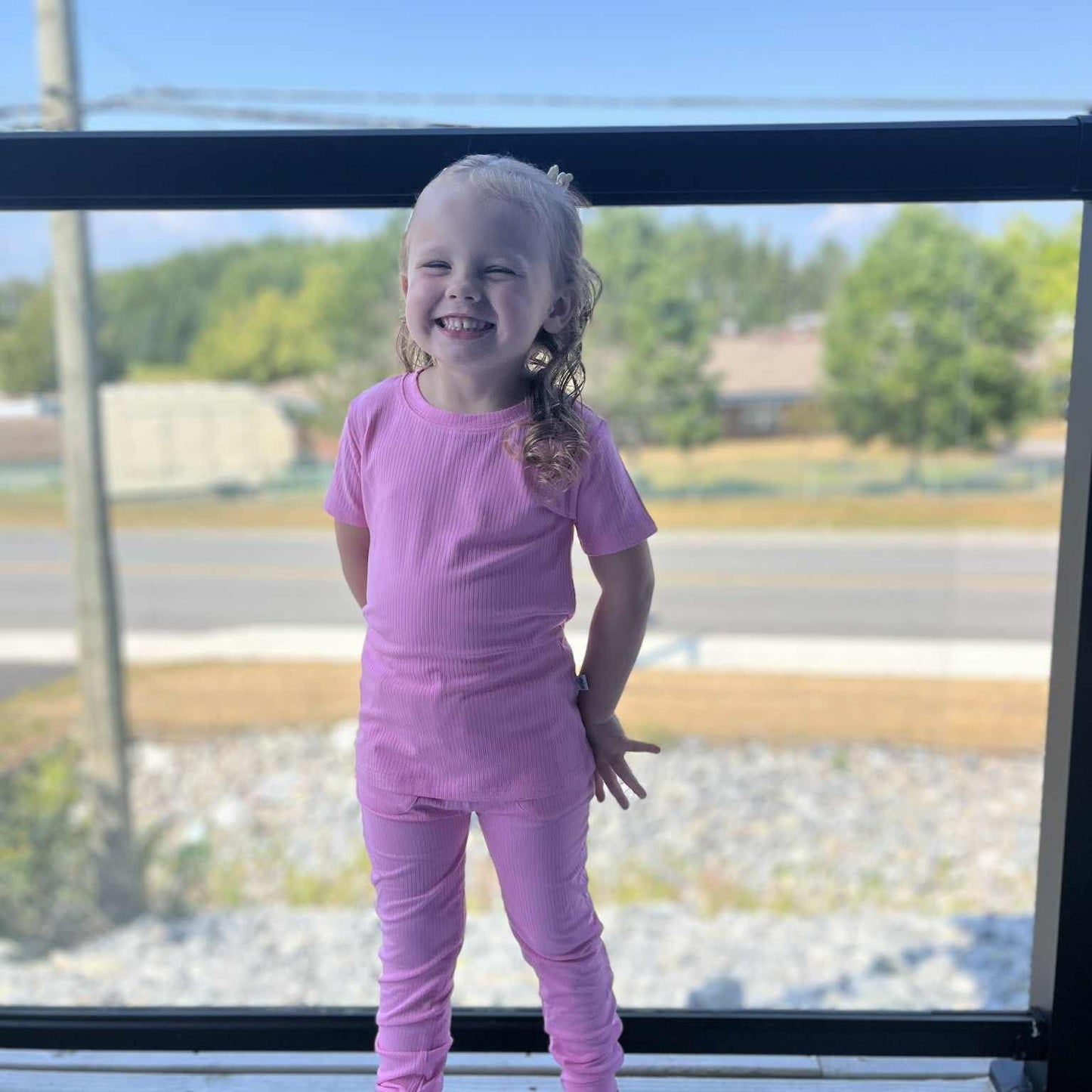 Tickle Me Pink Jogger Set