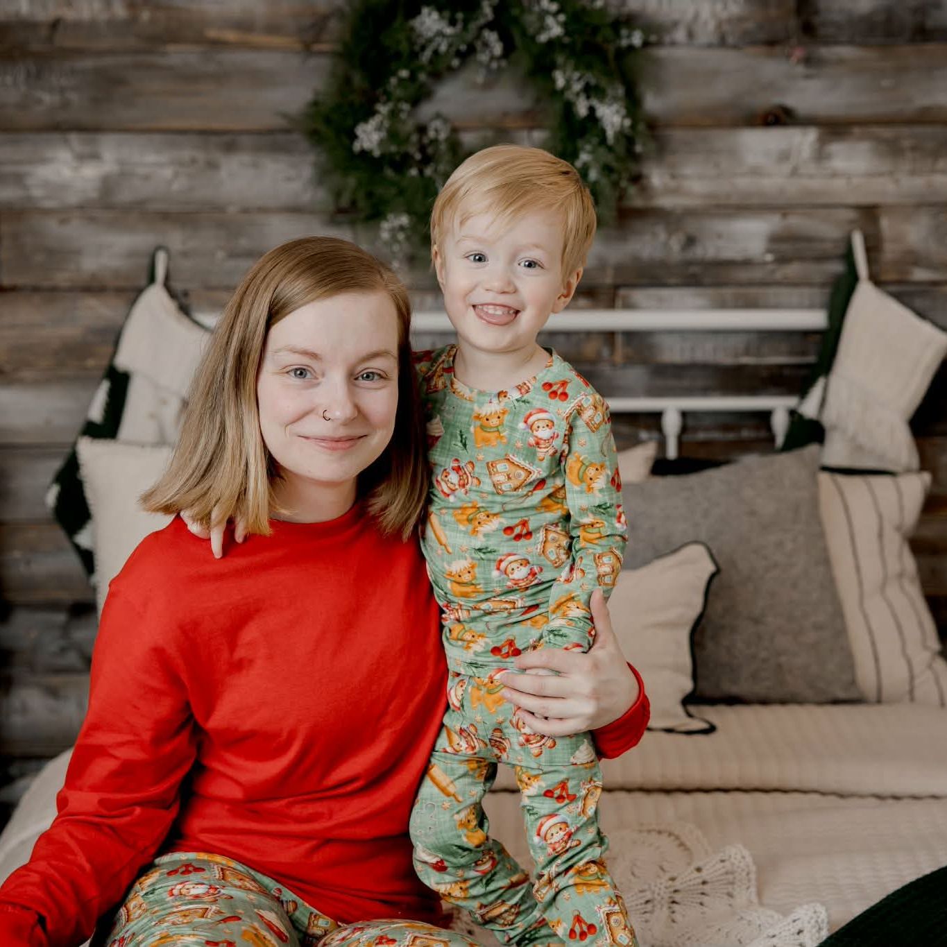 Green Cookie Crew Woman’s Christmas Joggers