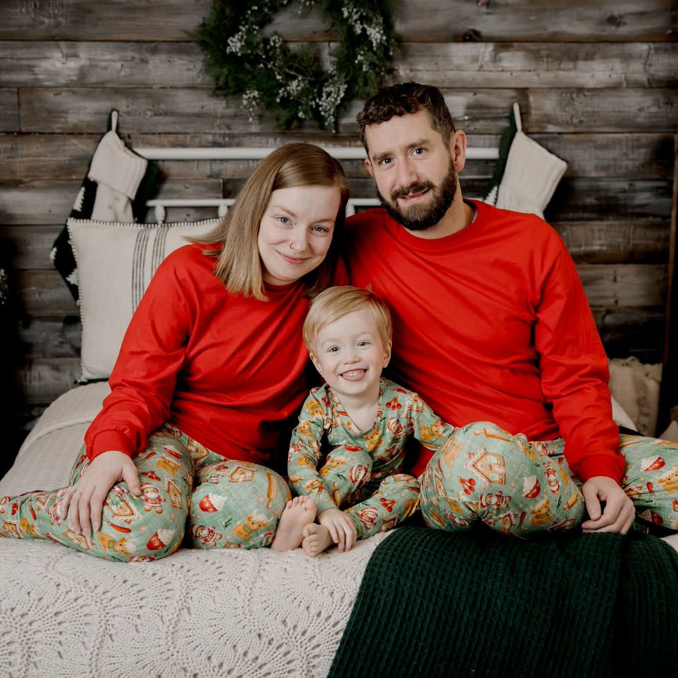 Green Cookie Crew Woman’s Christmas Joggers