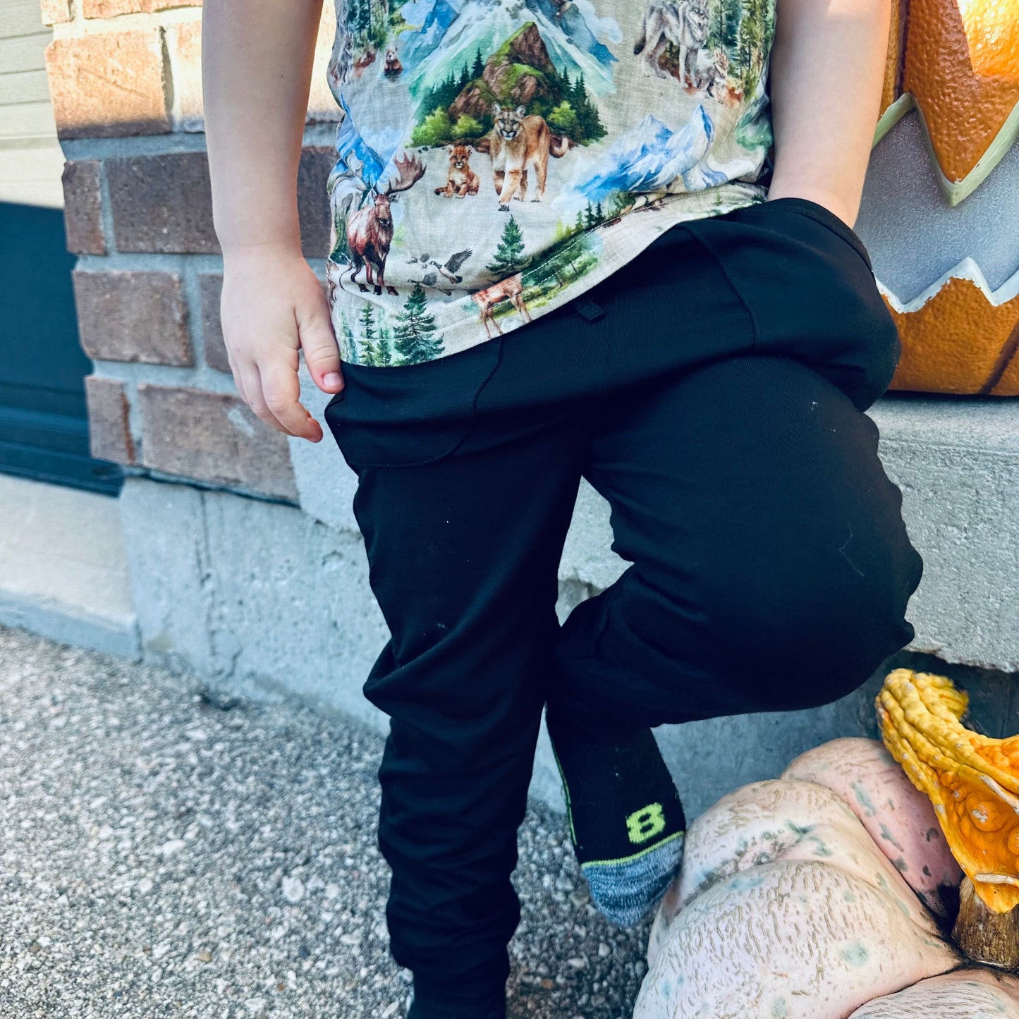 Black Kids Joggers