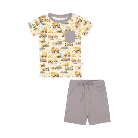 Little Builders Short Set